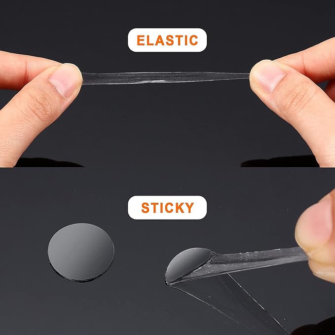Zonon 1000 Pcs Double Sided Adhesive Dots Clear Glue Point Tape Stickers - Image 3