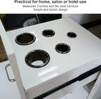 Hair Dryer Holder RustProof Firm Stainless Steel Hair Dryer Stand for Bathroom Hotel