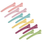 12 Pcs Hair Clips for Styling Sectioning, YISSION 3.1 Inch Alligator Hair Clips Hair Barrettes No Crease Duck Billed Hair Clip, Hair Styling Accessories for Women Girls (6 Pastel Colors)