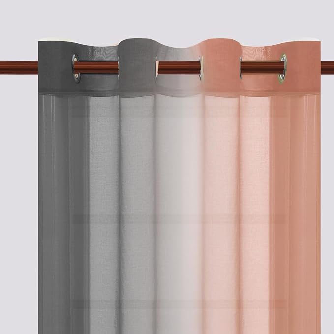 DWCN Ombre Sheer Curtains - Image 3