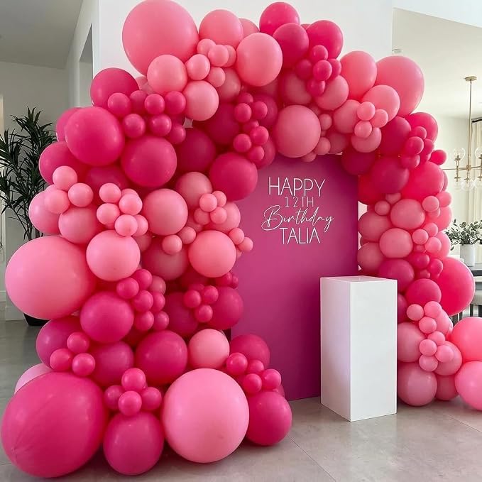Pink Balloon Arch Kit by Unknown