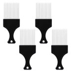 4 PCS Metal Hair Pick, Afro Picks for Men, Metal Afro Pick Combs for Women, Afro Comb Metal Pick, Hair Pick Metal Beard Pick, Metal Picks for Hair Curly Hair Detangling Styling and Lifting Tool