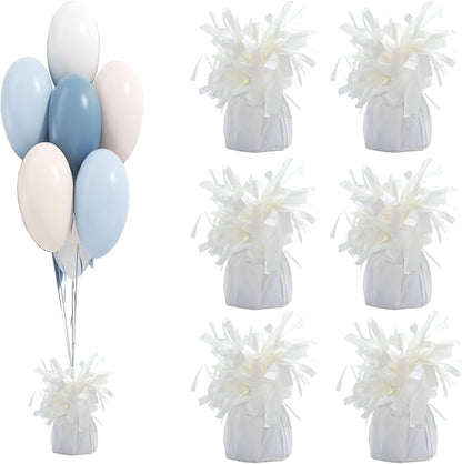 Balloon Weights White 6Pcs | Perfect by Unknown