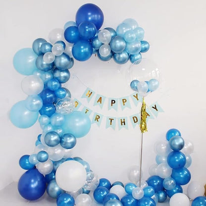 12 Inch Pearl Light Blue Balloons, Baby Shower, Graduate Party Decorations - Image 4