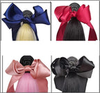 2PCS Helmet Pigtail Motorcycle Helmet Ponytail Bicycle Helmet Braids Hair Tails Used for Any Helmets/Suction Cup Reusable Design 2PCS(Helmet Not Included)