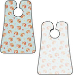 Waterproof Beard Trimming Bib, Non-Stick Hair Catcher for Men Shaving, Grooming Apron for Husband Dad, Fall Maple Leaves Autumn Foxes Shave Bib