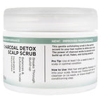Unwash Charcoal Detox Scalp Scrub - Detoxify, Exfoliate, & Rebalance Hair & Scalp, Removes Build-Up, For Dry, Itchy Scalps Paraben Free, 8.82 oz