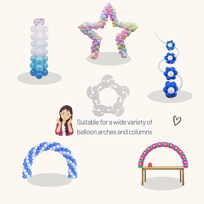 100PCS Balloon Arch Clips, Reusable Balloon Clips - Image 6