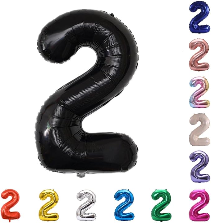 YPSelected 32 Inch Large Foil Helium Number Balloon Birthday Wedding Party 0-9 by YPSelected