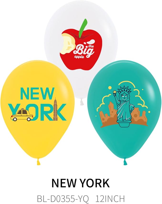 30pcs New York Balloons NYC Balloons - Image 3