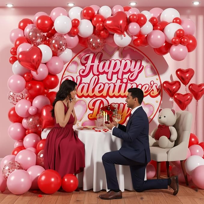 Valentines Day Balloons Garland Arch Kit - Image 7