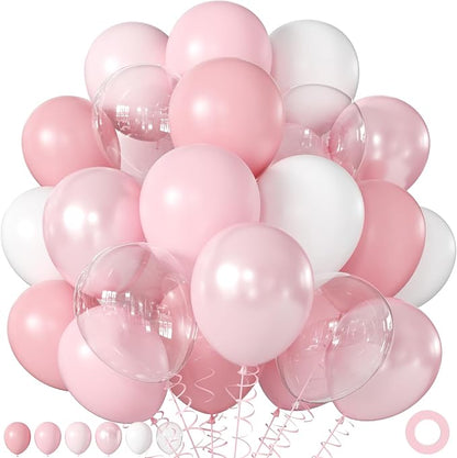 Pearl Pink Balloons for Wedding Bridal Shower Baby Shower Decorations | 60Pcs by JOYFLOAT