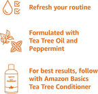 Amazon Basics Tea Tree Shampoo, 10.14 Fl Oz, Pack of 1