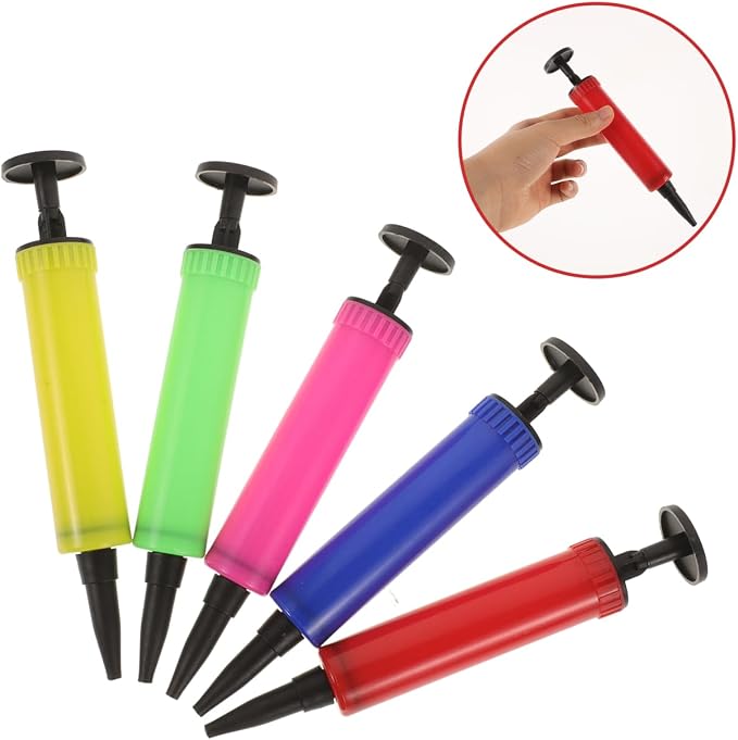 Solustre 15Pcs Portable Mini Hand Held Air Pumps Balloon Inflators U-Shaped - Image 3