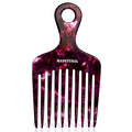 14MX Hair Comb for Women, Curly Hair Picks, Wide Tooth Comb for Curls, Afro Pick, 5.5 inches(14 cm), Purple, 1 PACK