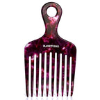 14MX Hair Comb for Women, Curly Hair Picks, Wide Tooth Comb for Curls, Afro Pick, 5.5 inches(14 cm), Purple, 1 PACK
