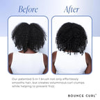Bounce Curl Volume EdgeLift Brush, 5-in-1 Tool for Volumized, Defined Curls, Waves & Coils - Blue