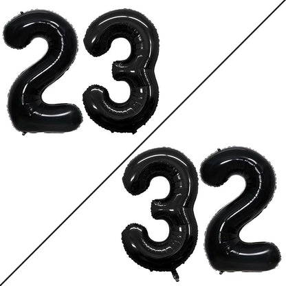 Number 23 Balloons for 23rd Birthday Party Decorations, 42 Inch Jumbo Foil by GOER