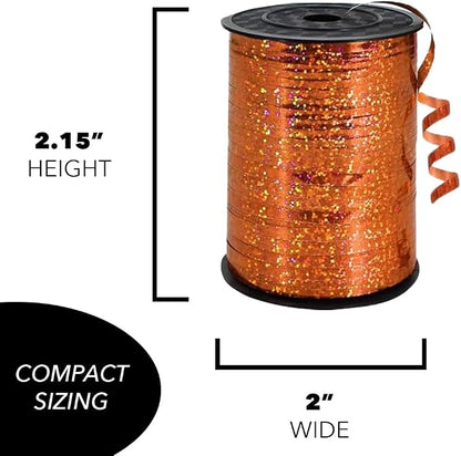 12 Rolls Glitter Curling Ribbons Assortment - Image 2