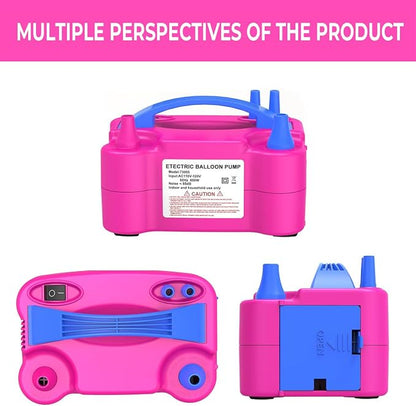 Electric Balloon Pump, Portable Electric Balloon Blower Machine Balloon Air - Image 2