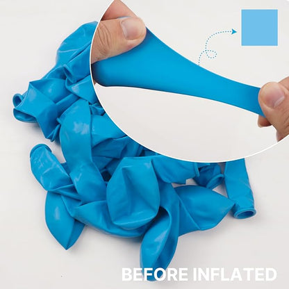 PartyWoo Light Blue Balloons 50pcs Baby Pastel Blue Color 12 Inch | Balloons - Image 2