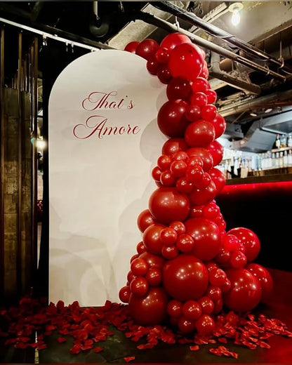 KBZVNAF Burgundy Latex Party Balloons 50 Pack 12 inch | Dark Red Helium Matte - Image 3