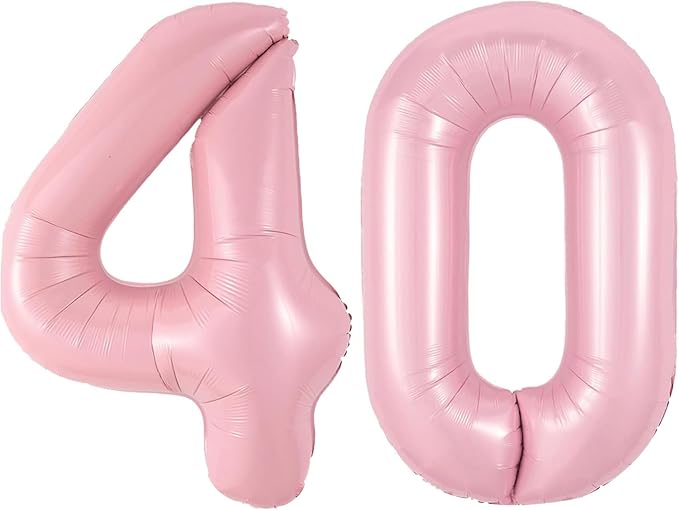 Number Balloons Pink Party Balloon by United-UnicornsParty