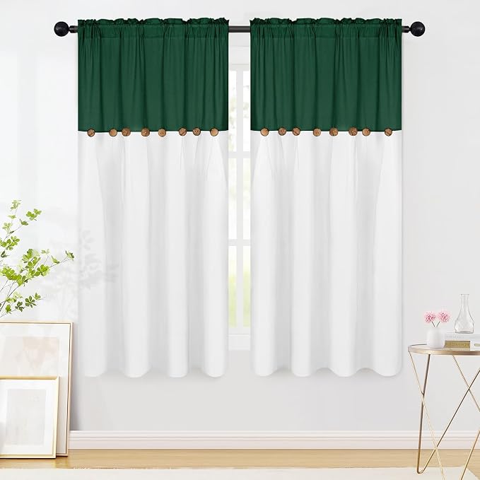 Farmhouse Cotton Linen Curtains - Image 2
