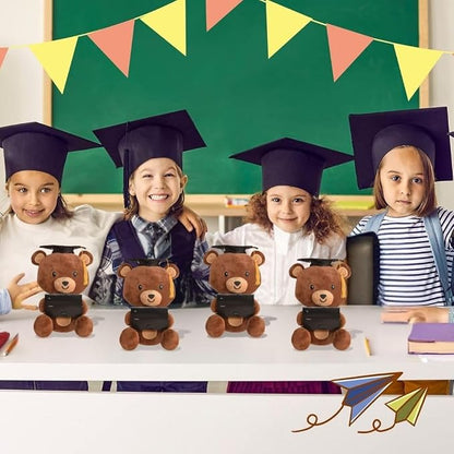 Brown Grad Bear Plush Balloon Weight & Gift Card Holder - Image 3