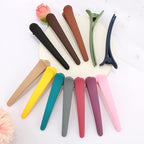 YISSION 12 PCS Hair Clips for Styling Sectioning, 3.1 Inch Matte Alligator No-Crease Duck Billed Hair Barrettes, Hair Styling Accessories for Women Girls