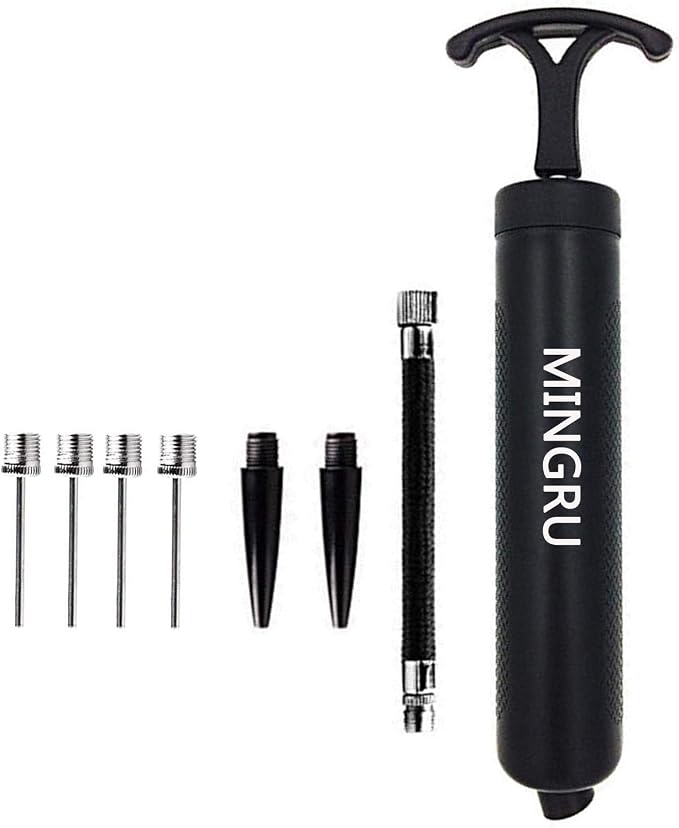 Ball Pump for Basketball, Volleyball, Water Polo Ball & Other Inflatables Air by MINGRU