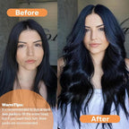 Straight Clip In Hair Extensions Real Human Hair 8Pcs Clip In Jet Black Human Hair Extensions with 18Clips Lace Weft 120g 22inch