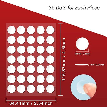 Sticky Tack, 140 10mm/0.4" Removable Poster Putty, Double Sided Adhesive - Image 2