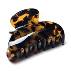 Medium Claw Hair Clips for Women Girls Tortoise Hair Jaw Clips Celluloid Hair Claw Clamps Leopard Print Hair Clasp 3 Pack Mother's Day Gifts