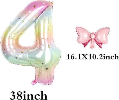 Happy birthday Big Number Balloons Foil Birthday Balloon Number Balloons Happy - Image 2