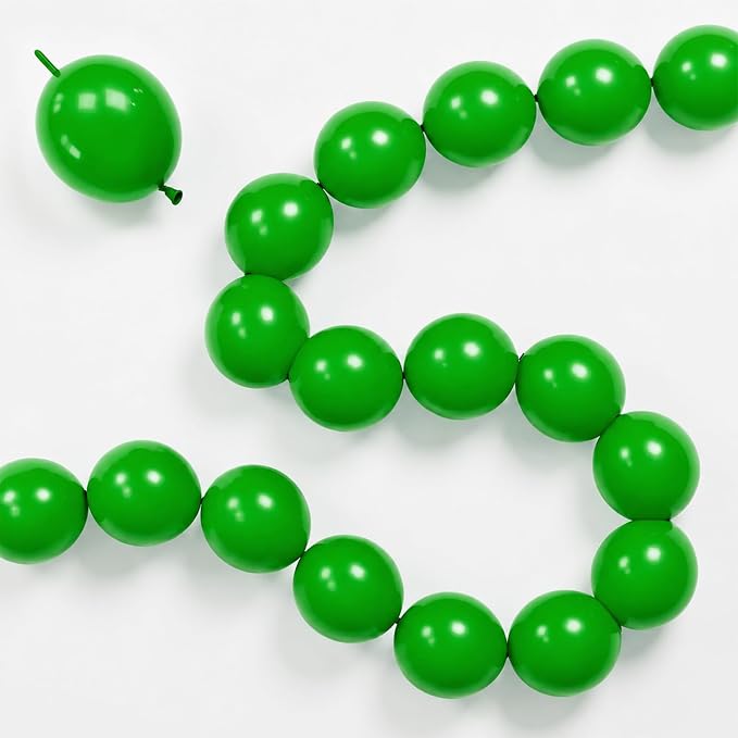 Govpy Green Linking Balloons, Wedding Birthday Baby Shower Graduation St. by Govpy