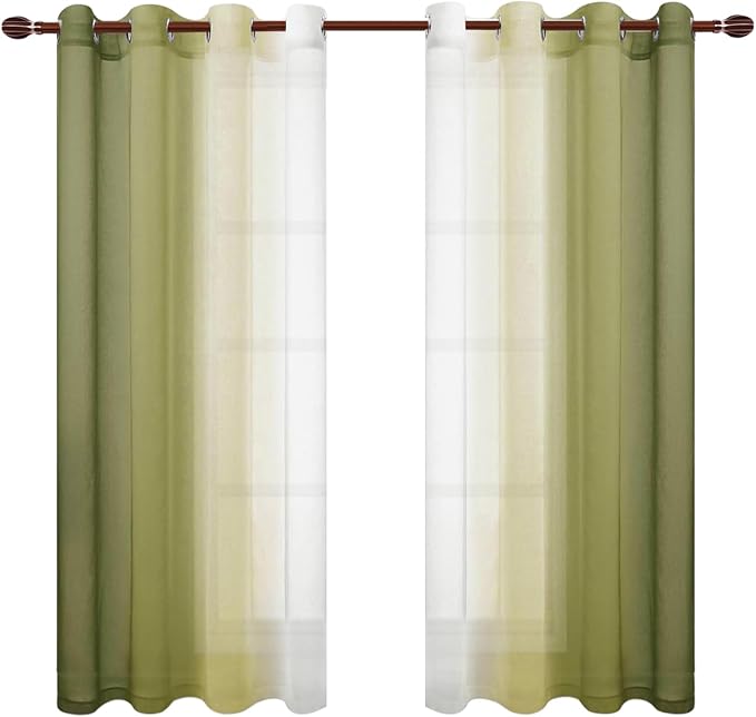 DWCN Ombre Sheer Curtains - Image 8