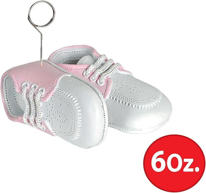 Baby Shoes Photo/Balloon Holder Party Accessory - Image 2