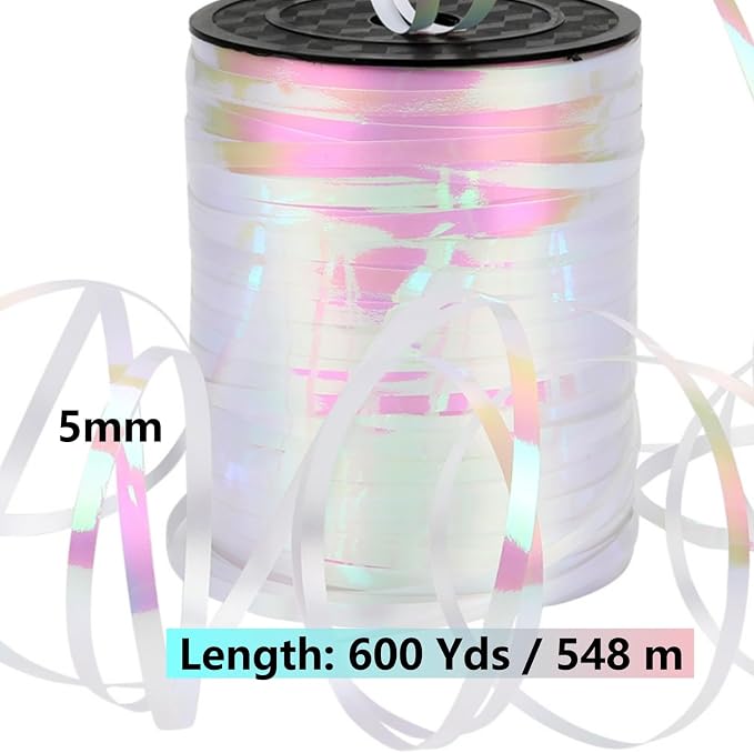 600 Yards Curling Ribbon, Balloon String Roll Ribbon and Bows - Image 4