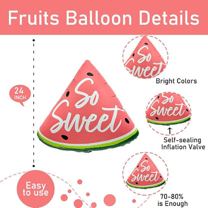 Watermelon Balloons So Sweet Balloon Fruit Balloons Watermelon Themed Party - Image 3