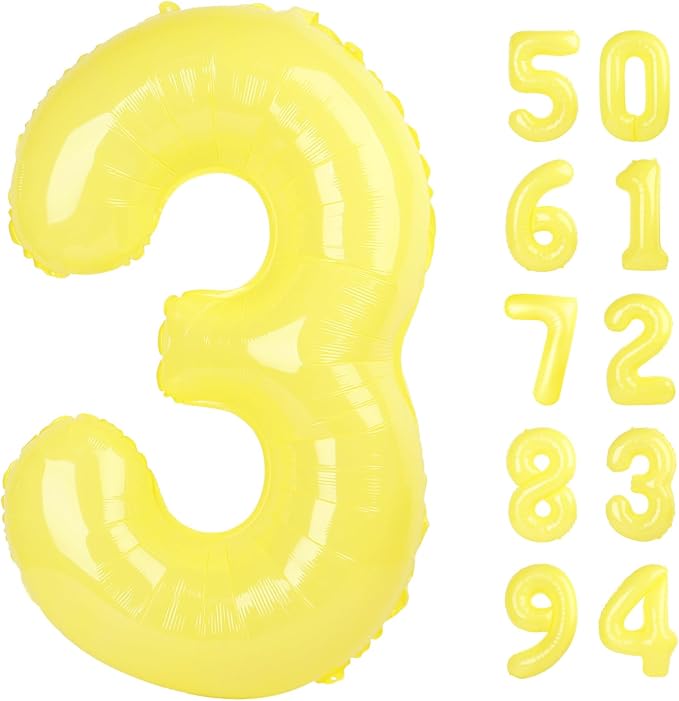 Yellow 3 Balloon by IWERP
