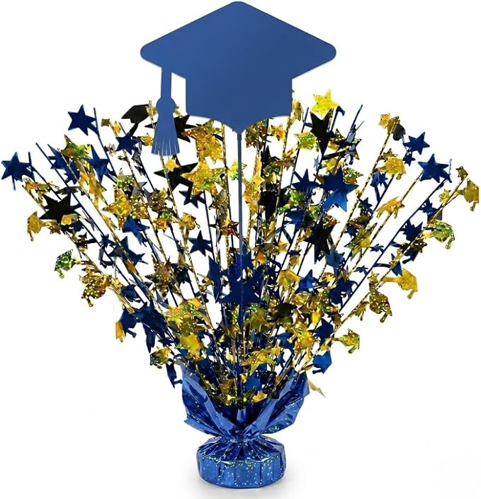 PMU 3 Graduation Centerpieces for Table 2026, Grad Balloon Weight Centerpiece by PMU