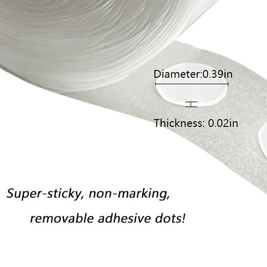 AITOLY Two-Sided Adhesive Dots for Crafts, Holiday Party Decorations, Clean - Image 2