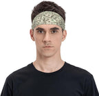 Sports Sweatband for Men and Women, Sweat-Absorbing Headbands for Moisture Wicking, Suitable for Fitness Running Cycling Hiking Yoga Football Exercise