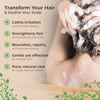 Eczema & Psoriasis Treatment Shampoo - Anti-Dandruff, Scalp Relief for Dry & Itchy Skin - Hypoallergenic, Paraben & Fragrance-Free for Sensitive Scalp