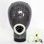 Wig Head Stand - Fresh Holder With Mannequin for Drying and Styling Hair, Scalp Cap Net, Dryer With Holes