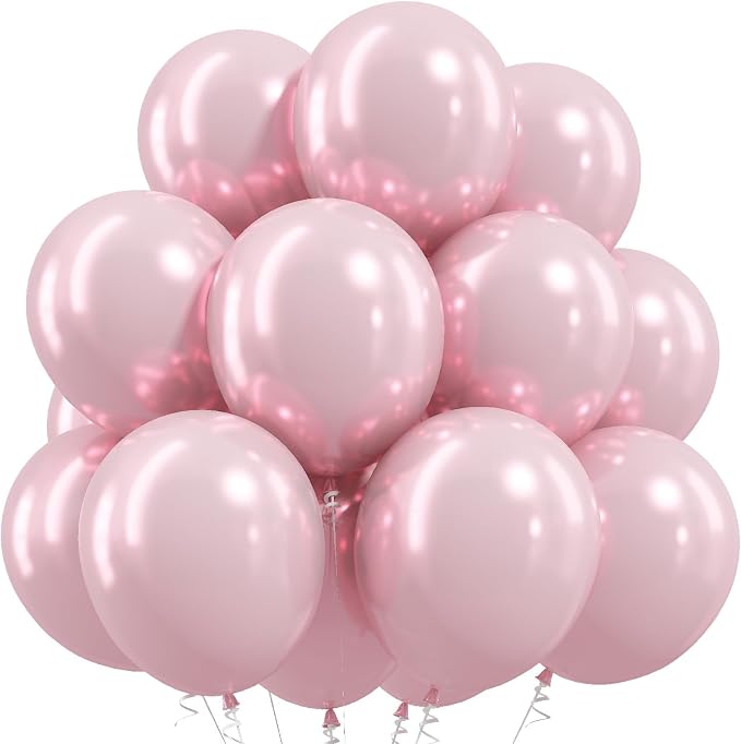 Metallic Pink Balloons by Togvu