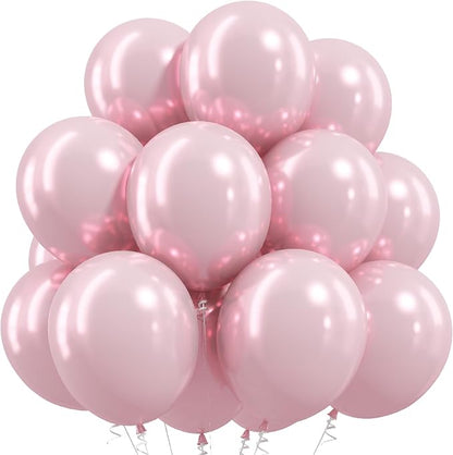 Metallic Pink Balloons by Togvu