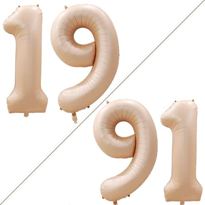 Number 19 Balloons for 19th Birthday Sweet 19 Party Decorations, 42 Inch Jumbo by GOER