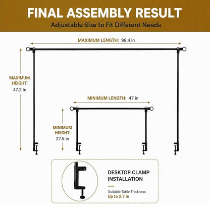 Adjustable Metal Table Arch Stand - Image 7